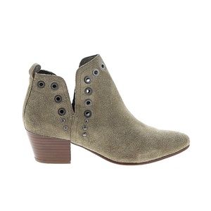 Sam Edelman Sage green Suede Booties with Rivots